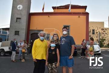 Lomo Magullo inició este sábado los cultos en honor de la Virgen de Las Nieves (Foto Francisco Javier Santana/TA)